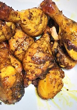 A picture of Moroccan Roast Chicken Drumsticks.