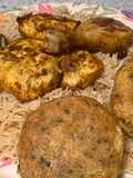 Chicken roast with kebab and pulao rice