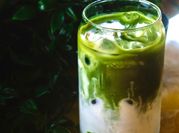 Gambar minuman matcha