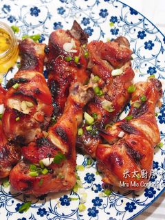 簡易冶味《叉燒醬烤雞腿》 的食譜成品照片