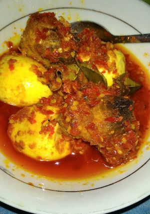 Foto resep Balado telur dan ikan kakap