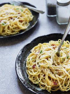 A picture of Spaghetti Carbonara.