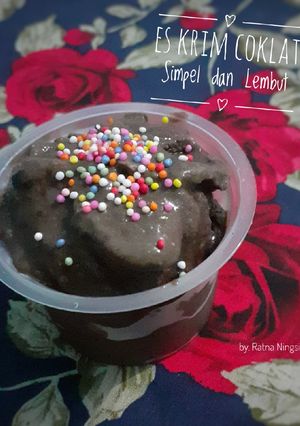 Foto resep Es Krim Coklat simpel dan lembut