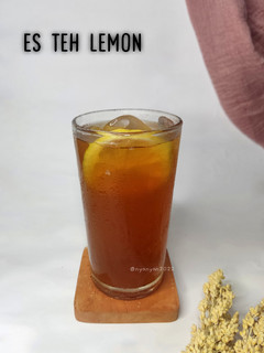 Foto resep Es teh lemon