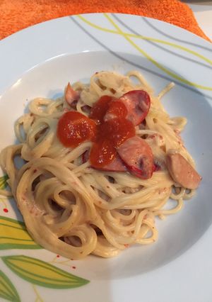 Foto resep Spaghetti carbonara simply ala madut
