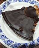 Tarta de crema y chocolate sin azúcar