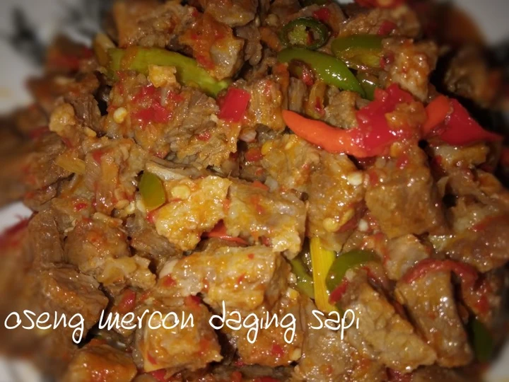 Langkah Gampang Membuat Resep Oseng mercon daging sapi yang  Bikin Ketagihan Anti Ribet, Bisa Manjain Lidah