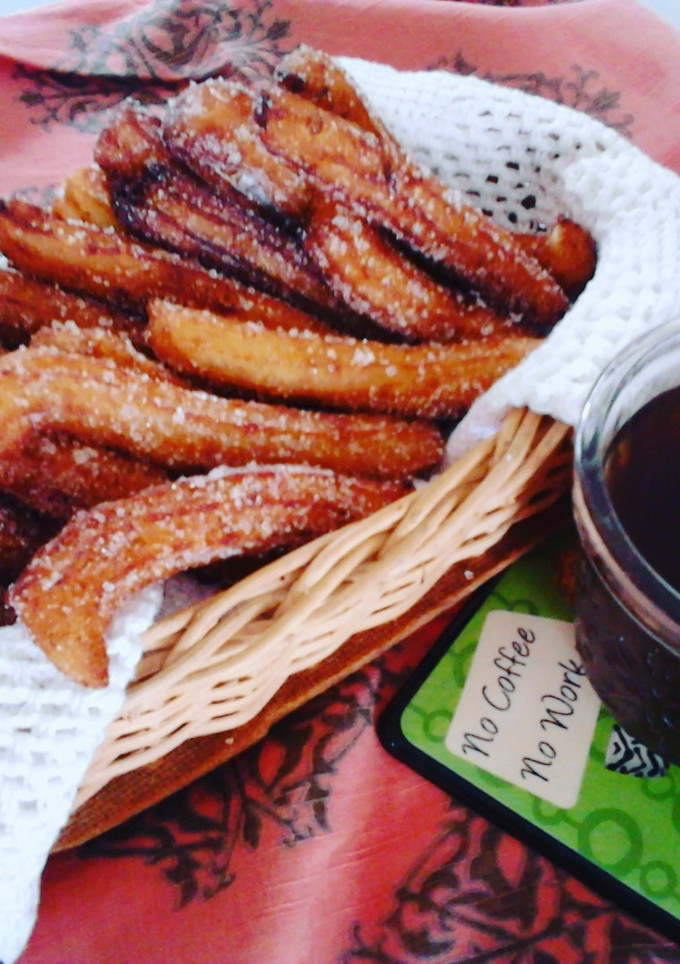 Una foto de Churros caseros especiados
