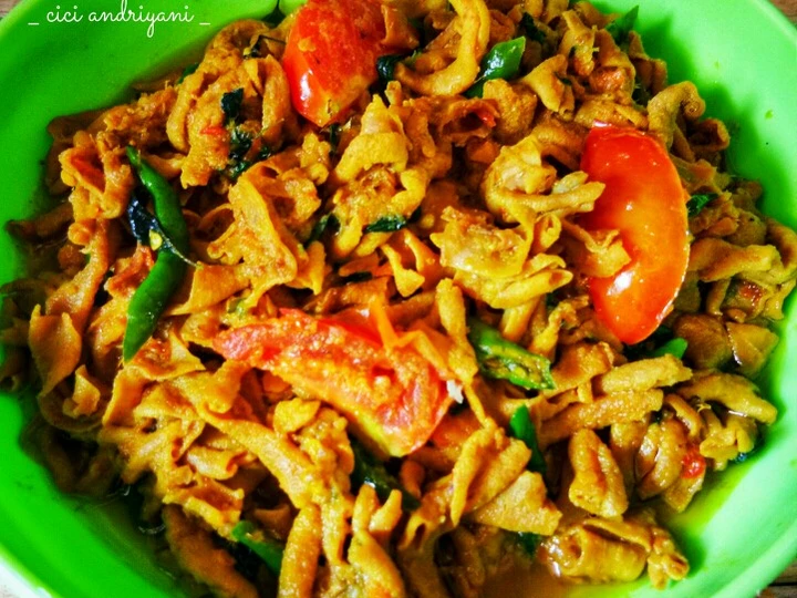 Langkah Mudah untuk Membikin Resep Oseng Usus Bumbu Kuning yang  Bikin Ketagihan Anti Ribet, Mantap Sekali