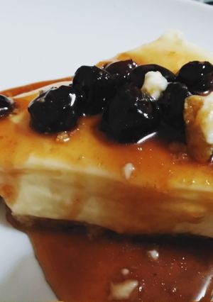 Φωτογραφία της συνταγής Cheesecake με γλυκό βύσσινο