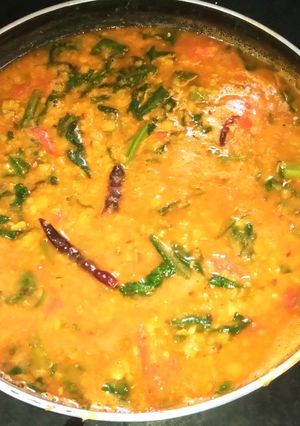 ডাল পালং (Dal palong Recipe In Bengali) রেসিপির প্রধান ছবি