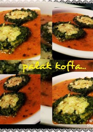 A picture of Sham savera (stuffed Palak koftas).
