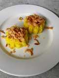 Coconut Flavored Sticky Rice with Fried Dried Shrimp