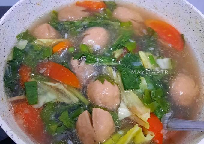 Resep Sayur Sop Bakso yang Lezat