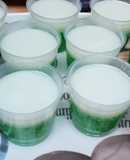 Puding Lumut in cup