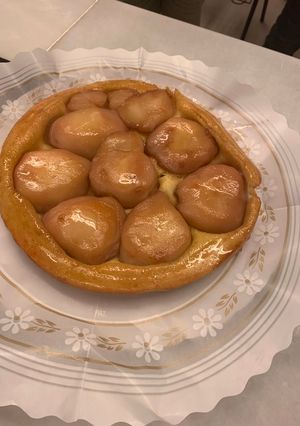 Una foto de Tarta tatin de peras