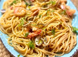 Foto principal de Pasta a la marinera con fumet