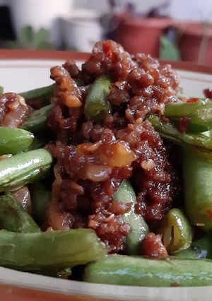 Foto resep Buncis Daging Cincang