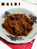 Semur Malbi Remas (Tanpa Minyak dan Santan)