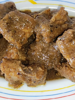 Una foto de Costillas de cerdo en salsa