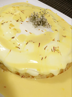 صورة لوصفة كيكة الحليب بالزعفران