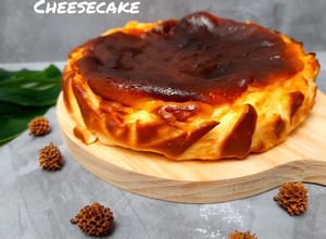 Foto resep Basque Burnt Cheesecake 🍰