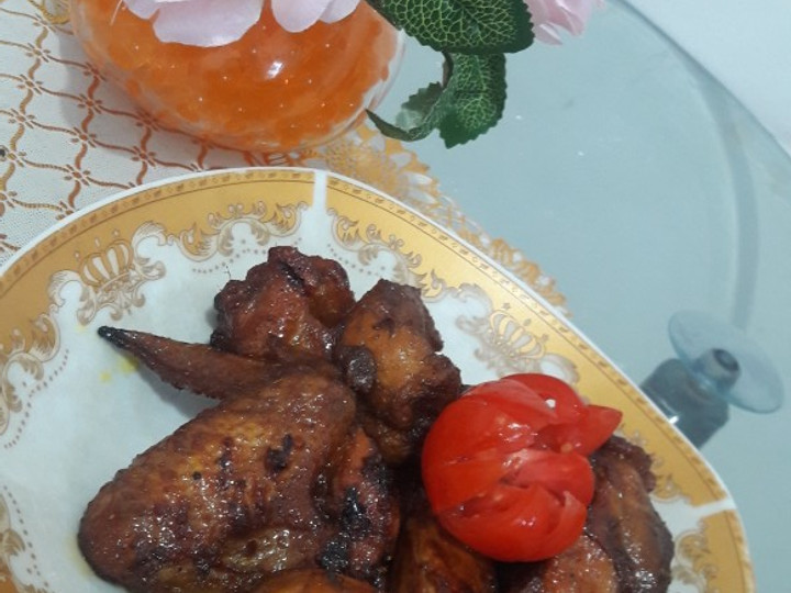 Anti Ribet, Memasak Ayam bakar madu gurih manis 2 step Enak