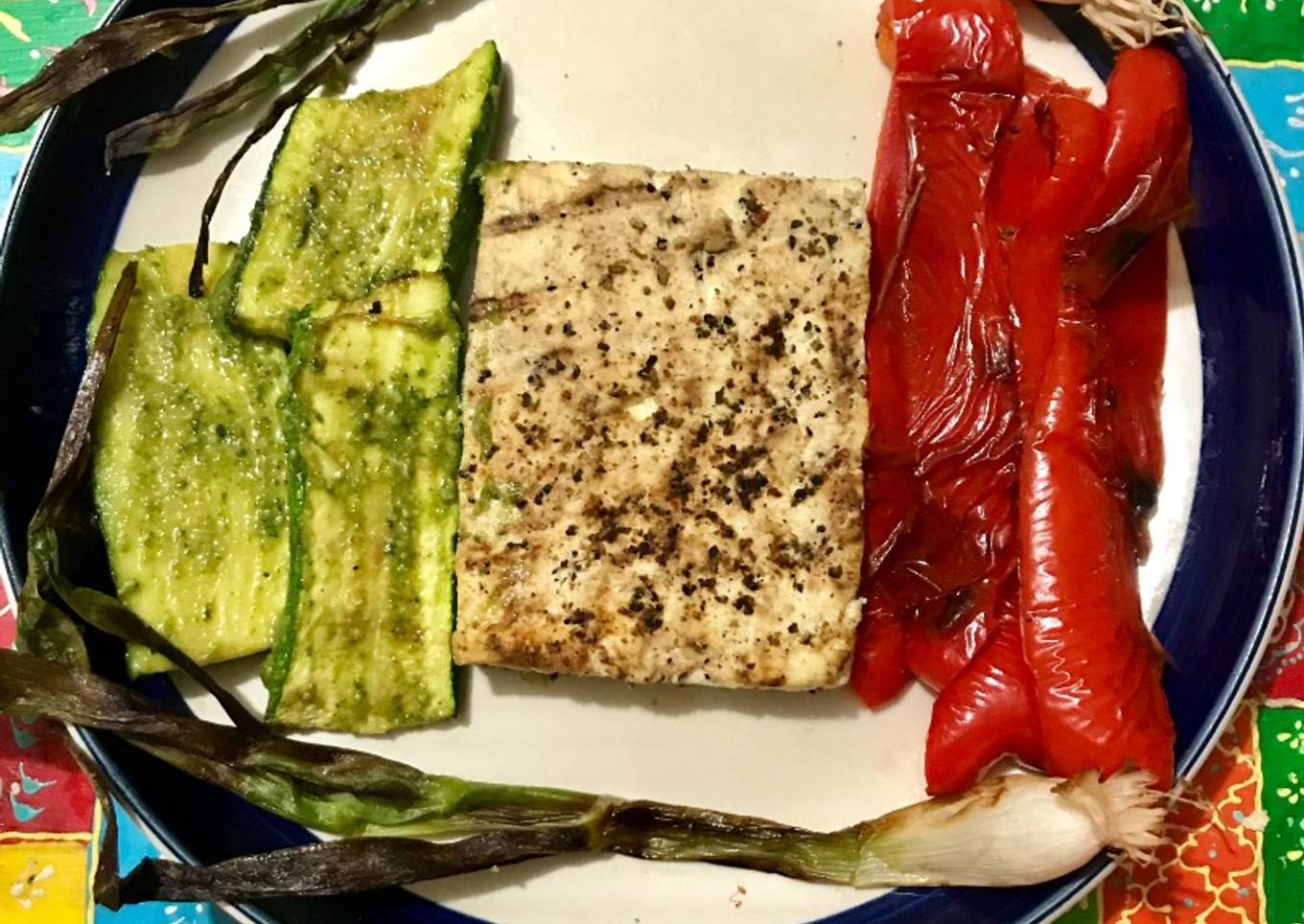 Asadito vegano al carbón