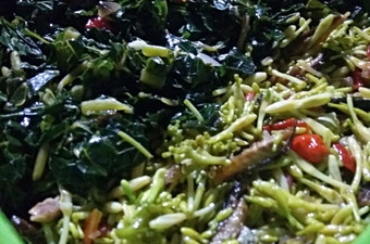 Resep Tumis Bunga pepaya + ikan pindang, Bisa Manjain Lidah