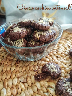 Foto resep Choco cookies oatmeal (for diet)