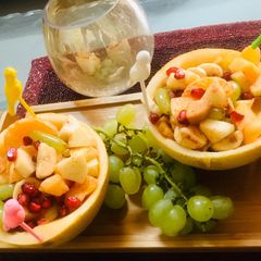 A picture of Mix fruit chaat.