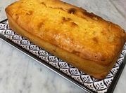 Una foto de budin de mandarina sin aceite