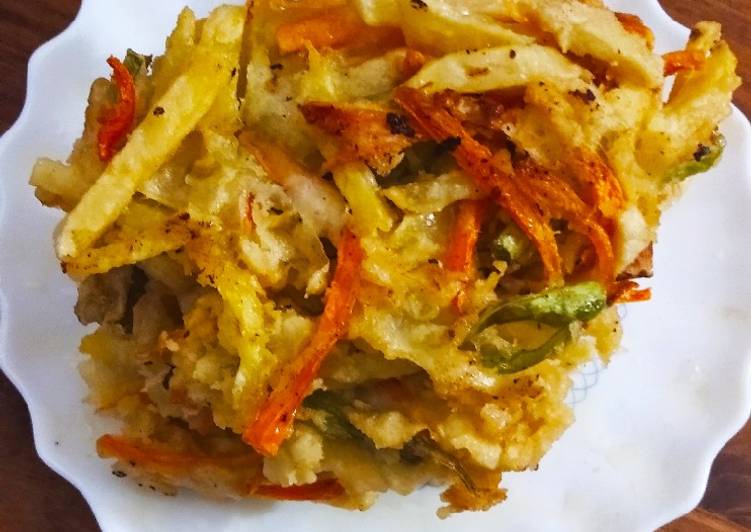 Resep masakan Kakiage renyah gluten free | Cara Membuat Kakiage renyah gluten free Yang Menggugah Selera