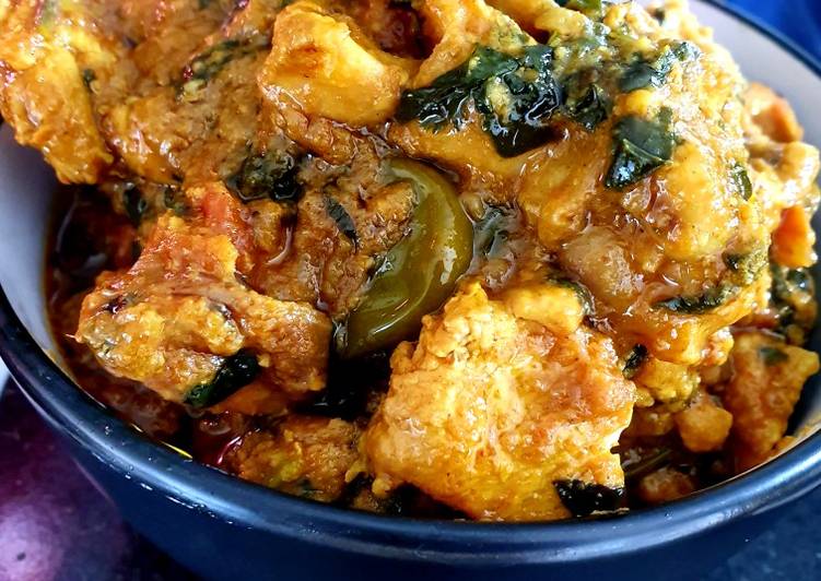 My chicken and spicey spinach curry 👌🌶🤤👍🍗