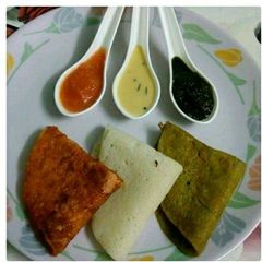 A picture of Triranga dosa.