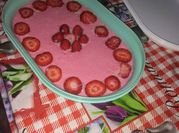 Uma foto de morango mousse