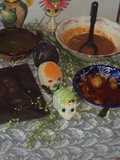 3 molitos campiranos para día de  muertos. Mole para quelites ó nopales, mole para carne roja picada y molito para bulbos o tubérculos