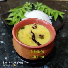 Garlic Bajra Khadi 🥣💞😋 A picture of Garlic Bajra Khadi 🥣💞😋.