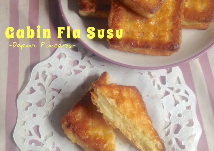 Resep: Gabin Fla Susu Irit Untuk Jualan