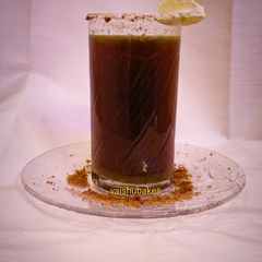 A picture of Tamil style Panakam / jaggery drink.