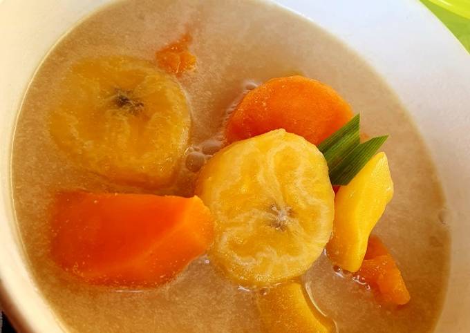 Bagaimana Menyiapkan Kolak Ubi Pisang Nangka, Menggugah Selera