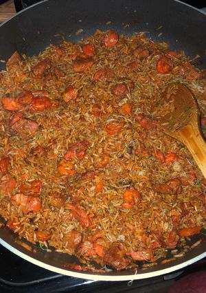 Una foto de Arroz frito