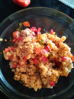 Una foto de Arroz con quinoa y verdura