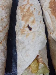 Una foto de Shawarmas caseras
