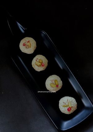 A picture of Makhan Malai Peda.