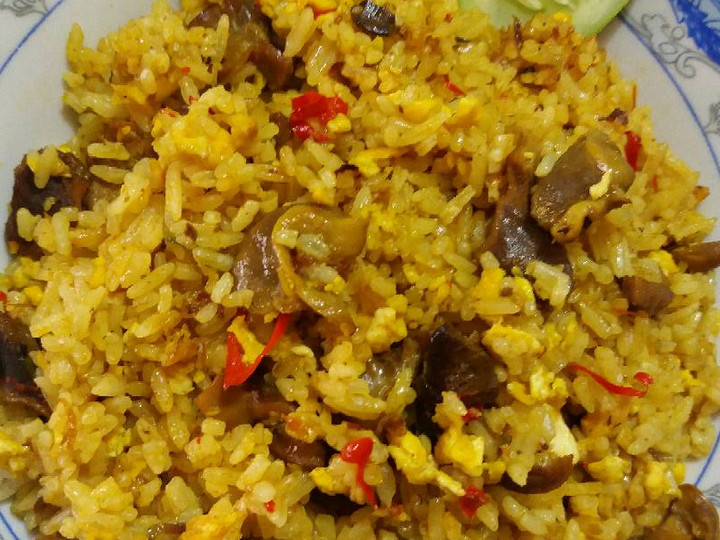 Resep Nasi goreng ampela saus tiram pedas, Enak Banget