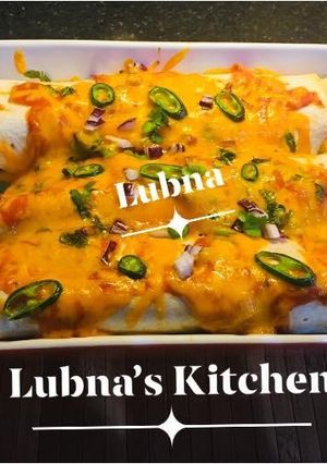 A picture of Veggie Bean Enchiladas:.