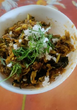 केळ फुलाची भाजी (Kelphulachi Bhaji Recipe In Marathi) रेसिपी चे मुख्य फोटो