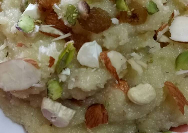 Recipe of Award-winning Milk sooji Sheera