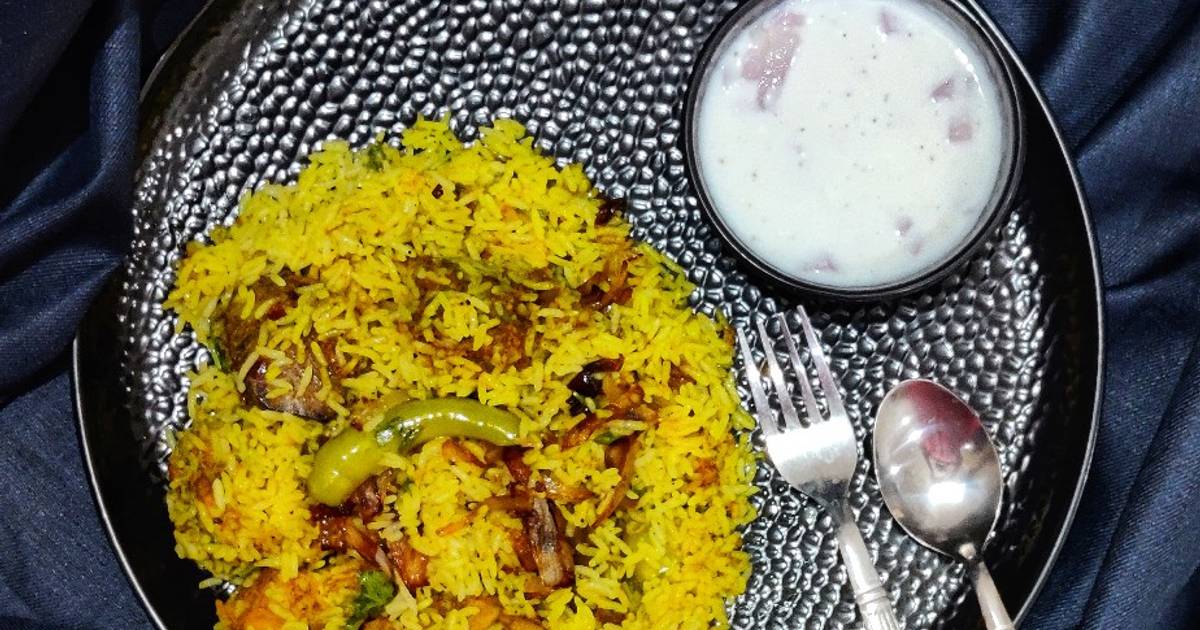 Chicken dum biryani Recipe by Susmita Patnaik - Cookpad